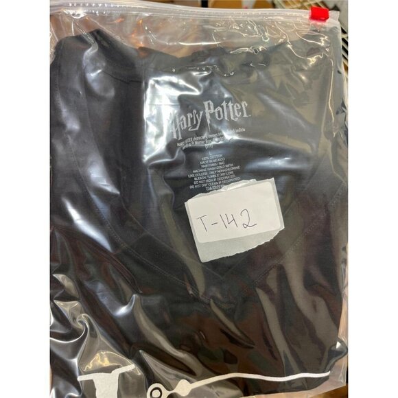 Harry Potter T-Shirt Black Large Men Women Tee Short Sleeve, I Solemnly Swear, - Picture 7 of 7